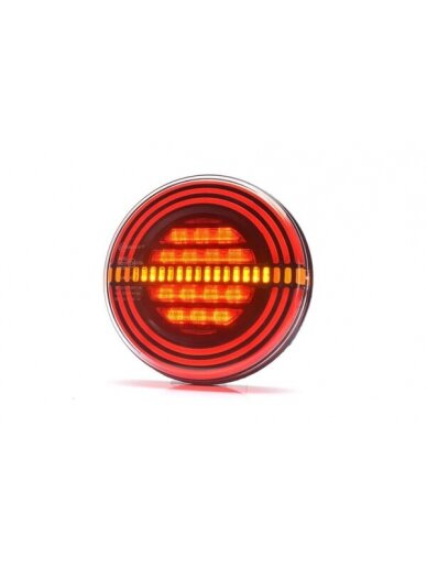 Daugiafunkcinis galinis LED žibintas, apvalus, 12 V, Ø 142 mm, Kramp 5 Daugiafunkcinis galinis LED žibintas, apvalus, 12 V, Ø 142 mm, Kramp 5