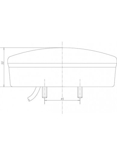 Daugiafunkcinis galinis LED žibintas, apvalus, 24 V (integruota varža), Ø 142 mm, Kramp 5 Daugiafunkcinis galinis LED žibintas, apvalus, 24 V (integruota varža), Ø 142 mm, Kramp 5