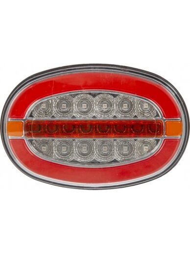 Daugiafunkcinis galinis LED žibintas, stačiakampis, 12-24 V, 136,4x91x40 mm, Kramp 5 Daugiafunkcinis galinis LED žibintas, stačiakampis, 12-24 V, 136,4x91x40 mm, Kramp 5