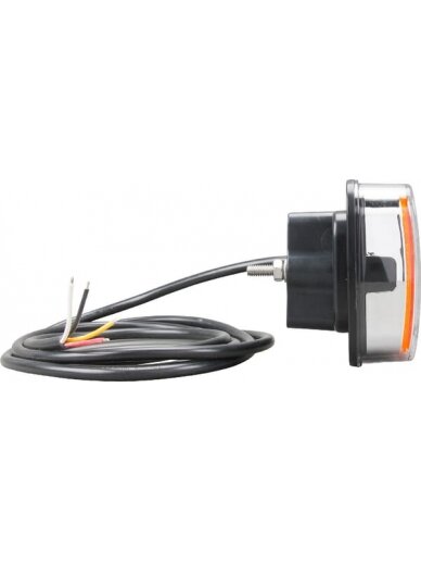 Daugiafunkcinis galinis LED žibintas, stačiakampis, 12-24 V, 200,5x85x40 mm, Kramp 1