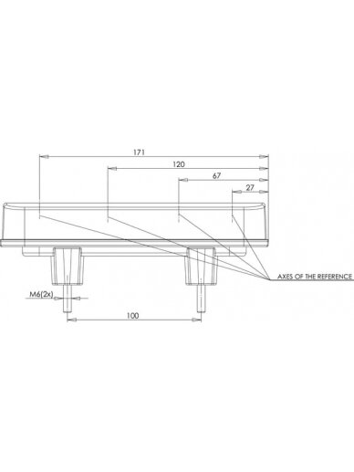 Daugiafunkcinis galinis LED žibintas, stačiakampis, 12-24 V, 200,5x85x40 mm, Kramp 5 Daugiafunkcinis galinis LED žibintas, stačiakampis, 12-24 V, 200,5x85x40 mm, Kramp 5