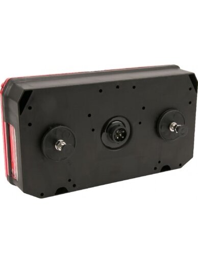 Daugiafunkcinis galinis LH žibintas Halogeninis, stačiakampis, 12/24V, 242x134x58mm, 5 kontaktų, Kramp 2 Daugiafunkcinis galinis LH žibintas Halogeninis, stačiakampis, 12/24V, 242x134x58mm, 5 kontaktų, Kramp 2