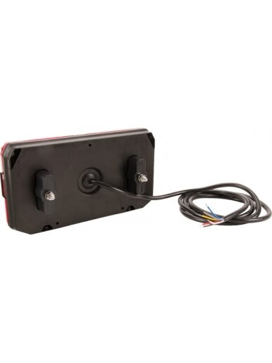 Daugiafunkcinis galinis LH žibintas LED, stačiakampis, 12-24 V, 242x134x36,5 mm, Kramp 2