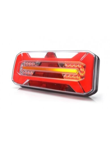 Daugiafunkcinis galinis LH žibintas LED, stačiakampis, 12-24 V, 306x133x60,6 mm, Kramp 6
