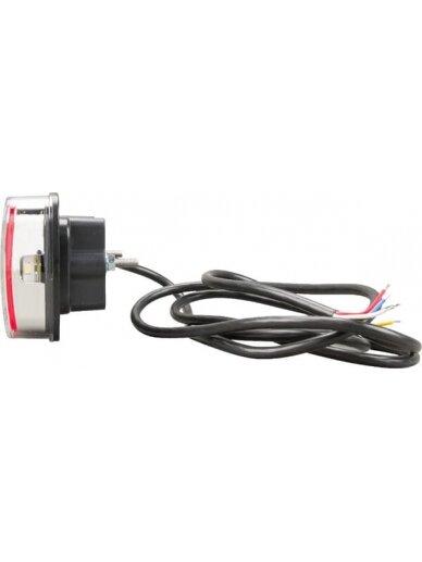 Daugiafunkcinis galinis LH žibintas LED, stačiakampis, 12-24V, 200.5x85x40mm, Kramp 2