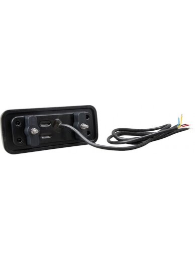 Daugiafunkcinis galinis LH žibintas LED, stačiakampis, 12-24V, 200.5x85x40mm, Kramp 3 Daugiafunkcinis galinis LH žibintas LED, stačiakampis, 12-24V, 200.5x85x40mm, Kramp 3