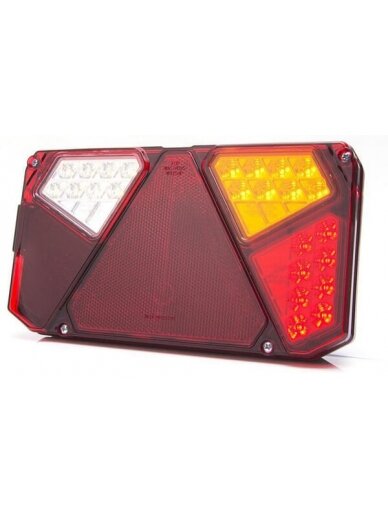 Daugiafunkcinis galinis RH žibintas LED, stačiakampis, 12-24 V, 242x134x36,5 mm, Kramp Daugiafunkcinis galinis RH žibintas LED, stačiakampis, 12-24 V, 242x134x36,5 mm, Kramp