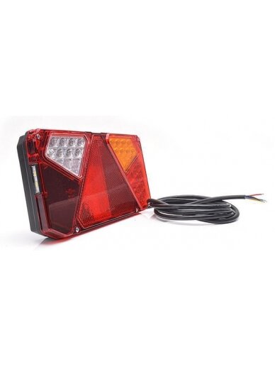 Daugiafunkcinis galinis RH žibintas LED, stačiakampis, 12-24 V, 242x134x36,5 mm, Kramp 4 Daugiafunkcinis galinis RH žibintas LED, stačiakampis, 12-24 V, 242x134x36,5 mm, Kramp 4