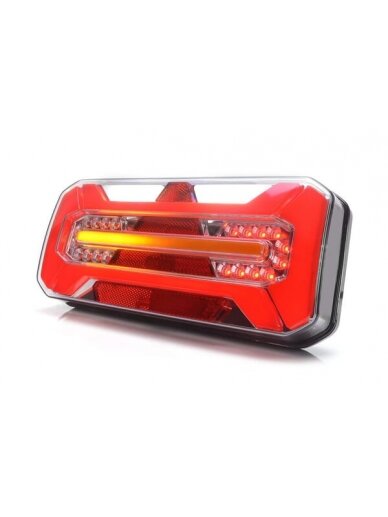 Daugiafunkcinis galinis RH žibintas LED, stačiakampis, 12-24 V, 306x133x60,6 mm, Kramp 6