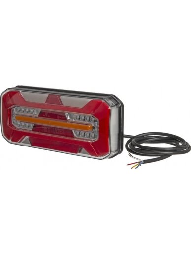Daugiafunkcinis galinis RH žibintas LED, stačiakampis, 12-24 V, 306x133x60,6 mm, Kramp Daugiafunkcinis galinis RH žibintas LED, stačiakampis, 12-24 V, 306x133x60,6 mm, Kramp