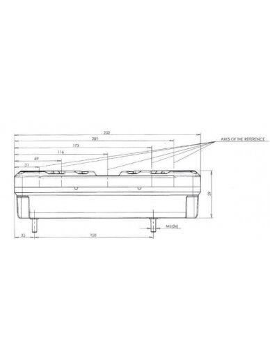 Daugiafunkcinis galinis RH žibintas LED, stačiakampis, 12-24V, 232x142x59mm, Kramp 6
