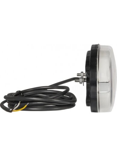 Daugiafunkcinis priekinis LED žibintas, ovalus, 12-24V, 136,4x91x40mm, Kramp 1
