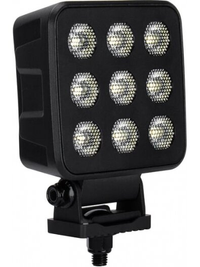 Darbinė LED lemputė, 90W, 6800lm, kvadratinė, 12/24V, balta, 108x120.7x52.7mm Deutsch kištukas, Flood, 18LED's 7 Darbinė LED lemputė, 90W, 6800lm, kvadratinė, 12/24V, balta, 108x120.7x52.7mm Deutsch kištukas, Flood, 18LED's 7