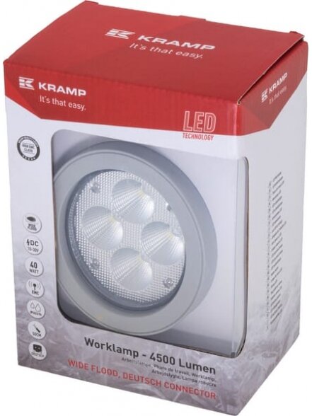 Darbo žibintas LED, 40W 4500lm, plataus užliejimo 3