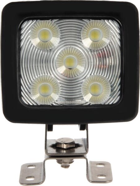 Darbo šviesos diodų apšvietimas, reguliuojamas, 60W, 1820/5200lm, kvadratinis, 10/30V, baltos spalvos, Deutsch kištukas, itin plati šviesa, 20 LED, Kramp Darbo šviesos diodų apšvietimas, reguliuojamas, 60W, 1820/5200lm, kvadratinis, 10/30V, baltos spalvos, Deutsch kištukas, itin plati šviesa, 20 LED, Kramp