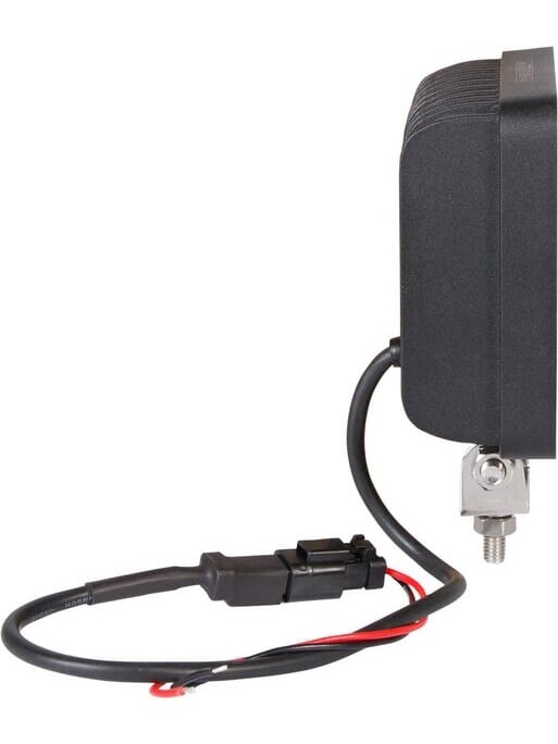 Darbinis LED žibintas, 24W, 2272lm, kvadratinis, 9/36V, 139x48.5x128mm, Deutsch 2-pin, Wide flood, 16 LED, Kramp 1