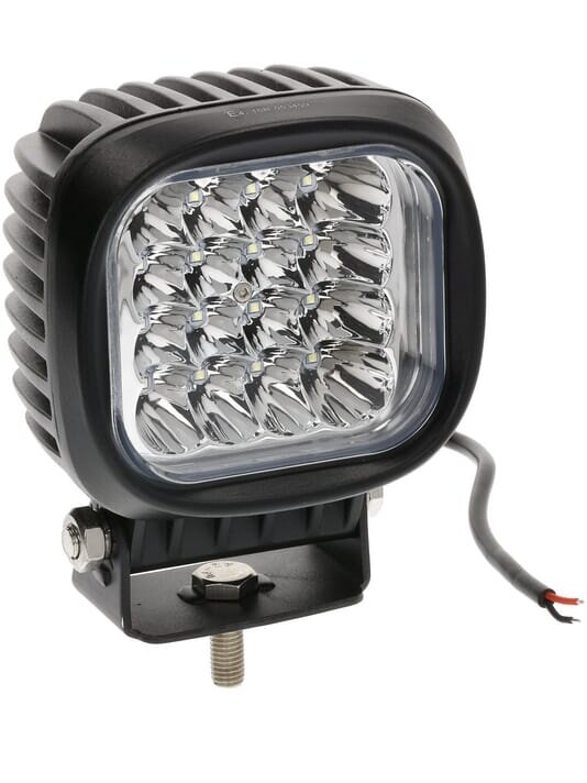 Darbinė LED lempa, 48W, 4000lm, kvadratinė, 10-30V, 146x81x123mm, taškinė, Kramp 1