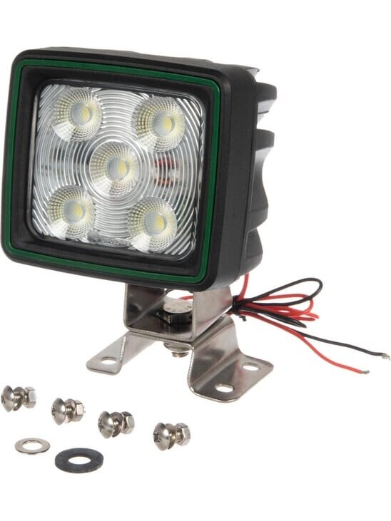 Darbinis LED žibintas, 67W, 5600lm, kvadratinis, baltas, 111x82,5x99mm, "Deutsch" kištukas, platus šviesos srautas, 20 šviesos diodų, "Kramp 3 Darbinis LED žibintas, 67W, 5600lm, kvadratinis, baltas, 111x82,5x99mm, "Deutsch" kištukas, platus šviesos srautas, 20 šviesos diodų, "Kramp 3