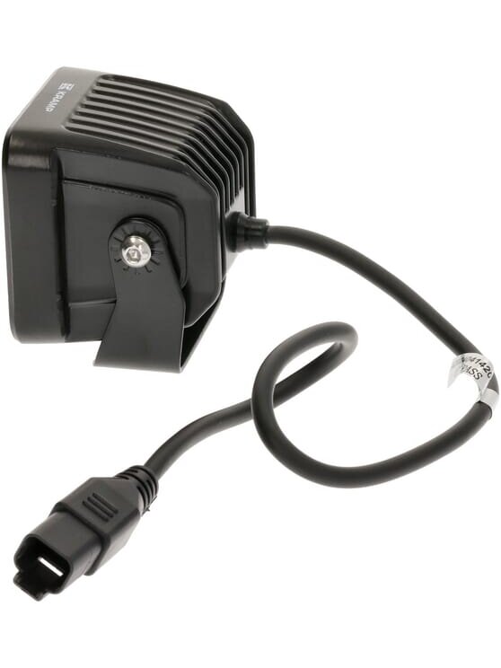 Darbo šviesa netiesioginė LED, 40W, 4800lm, kvadratinė, 12/24V, balta, 81x82.5x67.5mm Deutsch kištukas, Flood, 4LED's 1