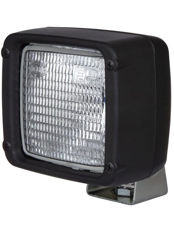 Darbo žibintas halogeninis, kvadratinis, 12/24V, baltas, 112x97x126,5 mm, AMP/Blade gnybtų įvorė, Ultrabeam by Hella