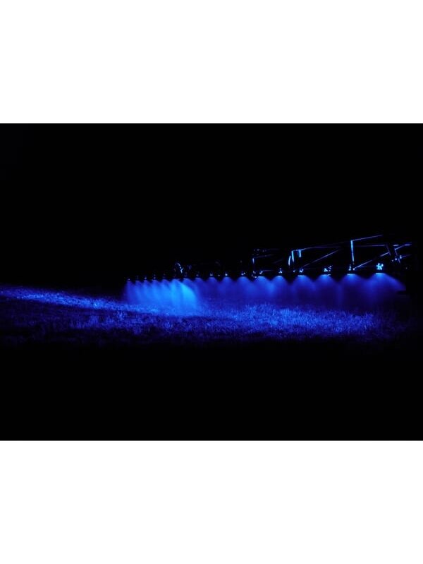 Darbinė LED lempa, 27W, 500lm, kvadratinė, mėlyna, 105x60x117mm Deutsch kištukas, taškinė, 9 LED, Kramp 5