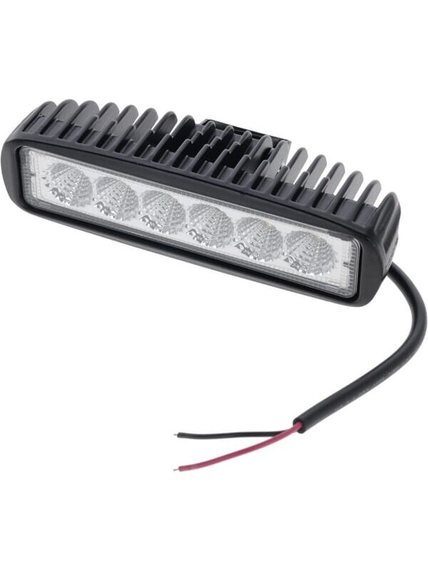 Darbinė LED lemputė, 3W, 1350lm, stačiakampė, 12/24V, skaidri, 50x60x160mm, 6 LED, Vapormatic 2 Darbinė LED lemputė, 3W, 1350lm, stačiakampė, 12/24V, skaidri, 50x60x160mm, 6 LED, Vapormatic 2