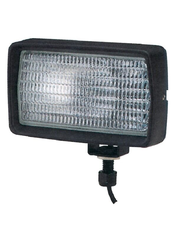Darbinis halogeninis šviestuvas, 55 W, stačiakampis, 12 V, skaidrus, 96 mm AMP kištukas, Cobo Darbinis halogeninis šviestuvas, 55 W, stačiakampis, 12 V, skaidrus, 96 mm AMP kištukas, Cobo