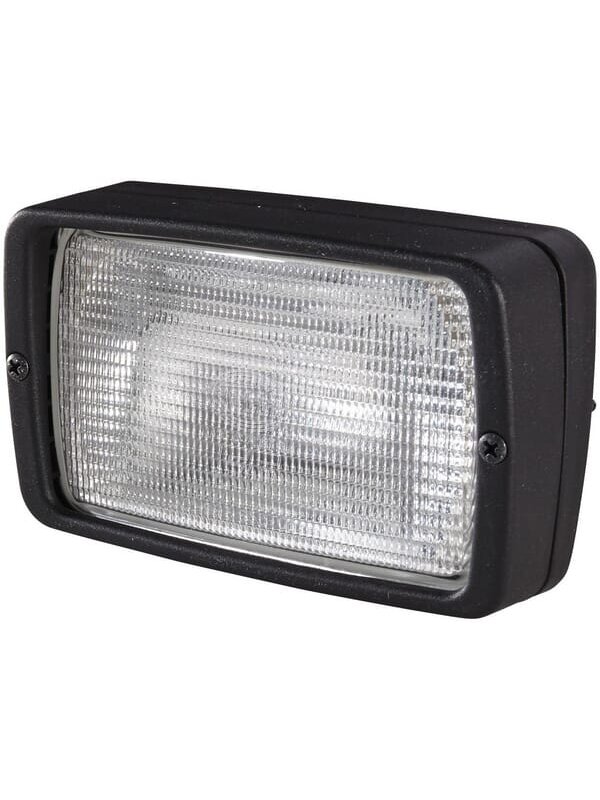 Darbinis halogeninis žibintas, 55/70W, stačiakampis, 12/24V, baltas, 155x45x94mm, Hella