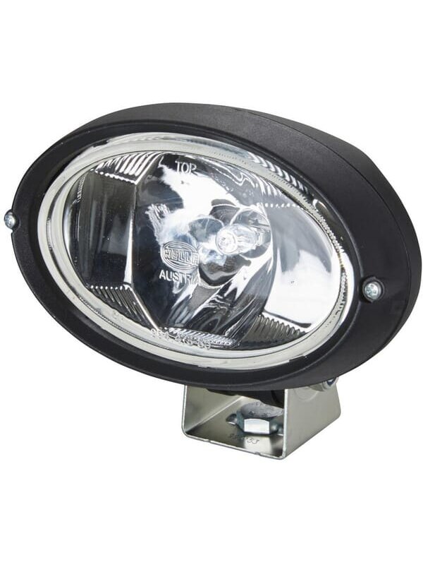Darbinis halogeninis žibintas, 55W, 1150lm, ovalus, 12V, skaidrus, tvirtinamas varžtais, 160x78x128mm AMP kištukas, Hella Darbinis halogeninis žibintas, 55W, 1150lm, ovalus, 12V, skaidrus, tvirtinamas varžtais, 160x78x128mm AMP kištukas, Hella