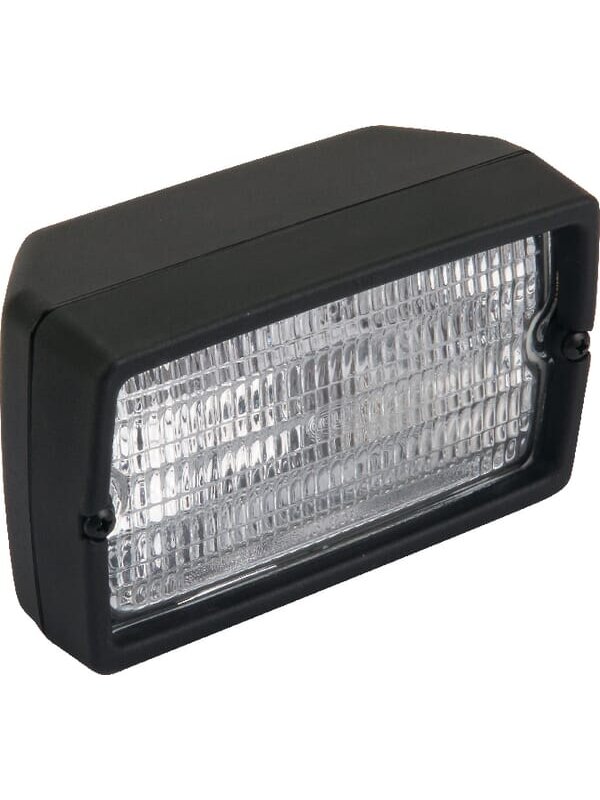 Darbinis halogeninis žibintas, 55W, stačiakampis, 12/24V, baltos spalvos, 153x92x118mm, "Hella