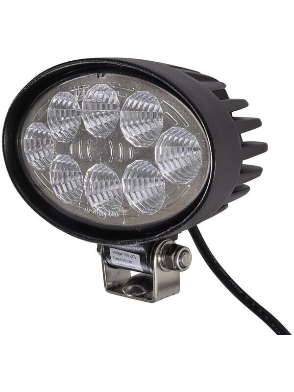 Darbinis LED žibintas, 1200lm, ovalus, 12/24V, skaidrus, 65x120mm, 8 LED, "ValueFit" pagal "Hella Darbinis LED žibintas, 1200lm, ovalus, 12/24V, skaidrus, 65x120mm, 8 LED, "ValueFit" pagal "Hella
