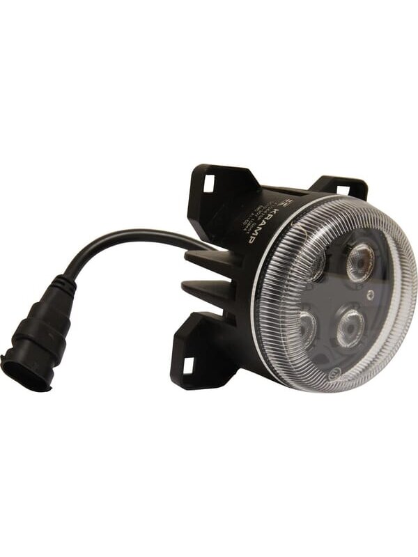 Darbinis LED žibintas, 40W, 4000lm, apvalus, 10/30V, Ø 90mm, H11/Deutsch kištukas, taškinis, 4 LED, Kramp 2