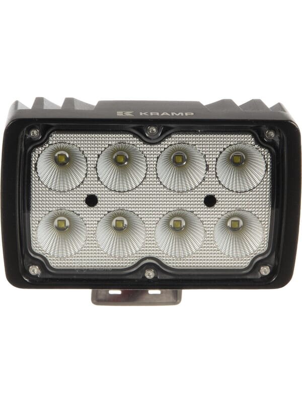 Darbinis LED žibintas, 40W, 4000lm, stačiakampis, baltas, 152x75x108mm, Deutsch kištukas, platus šviesos srautas, 8 šviesos diodai, Kramp Darbinis LED žibintas, 40W, 4000lm, stačiakampis, baltas, 152x75x108mm, Deutsch kištukas, platus šviesos srautas, 8 šviesos diodai, Kramp