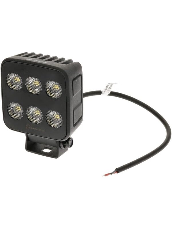 Darbinis LED žibintas, 60W, 6600lm, kvadratinis, 12/24V, baltas, 92x109.5x51.1mm Deutsch kištukas, platus šviesos srautas, 12LED's Darbinis LED žibintas, 60W, 6600lm, kvadratinis, 12/24V, baltas, 92x109.5x51.1mm Deutsch kištukas, platus šviesos srautas, 12LED's