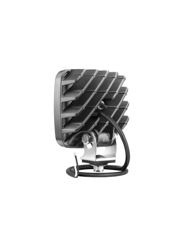 Darbinis LED žibintas su jungikliu, R23, 22W, 1600lm, kvadratinis, 12-24V, 129x105x50mm, plataus spindulio, tvirtinamas varžtais, Wesem 1