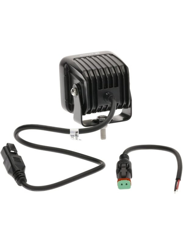 Darbo šviesa netiesioginė LED, 40W, 4800lm, kvadratinė, 12/24V, balta, 81x82,5x67,5 mm Deutsch kištukas, taškinė šviesa, 4LED's 2