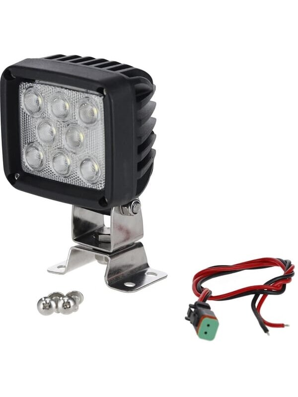 Darbo šviesos diodas LED, 24W, 1920lm, kvadratinis, baltas, 95x84x105mm, Deutsch kištukas, prožektorius, 8 šviesos diodai, Kramp 1 Darbo šviesos diodas LED, 24W, 1920lm, kvadratinis, baltas, 95x84x105mm, Deutsch kištukas, prožektorius, 8 šviesos diodai, Kramp 1