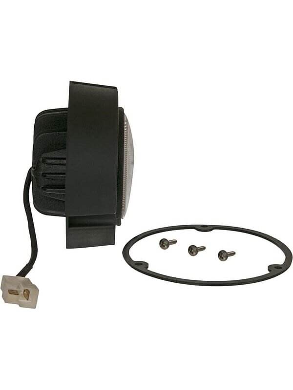 Darbo šviesos diodas LED, 36W, 4000lm, apvalus, 10-30V, Ø 119mm, AMP 2 kontaktų, plataus spindulio, 3 LED, Kramp 2