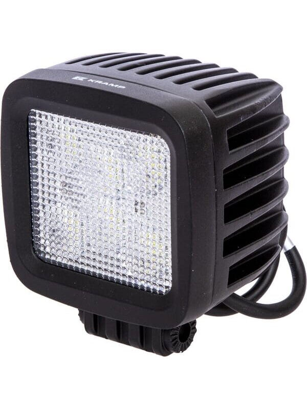 Darbo šviesos diodas LED, 42W, 3780lm, kvadratinis, 10/30V, 128x82x100mm, prožektorius, 6 LED, Kramp Darbo šviesos diodas LED, 42W, 3780lm, kvadratinis, 10/30V, 128x82x100mm, prožektorius, 6 LED, Kramp