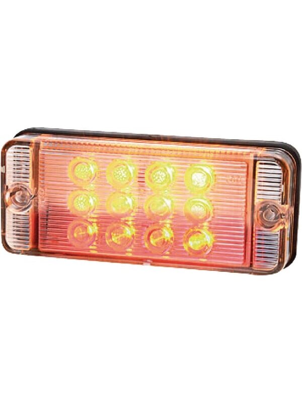 Daugiafunkcinis galinio žibinto šviesos diodas, stačiakampis, 12-24 V, 107,4x46,7x23 mm, 5 kontaktų, Kramp Daugiafunkcinis galinio žibinto šviesos diodas, stačiakampis, 12-24 V, 107,4x46,7x23 mm, 5 kontaktų, Kramp