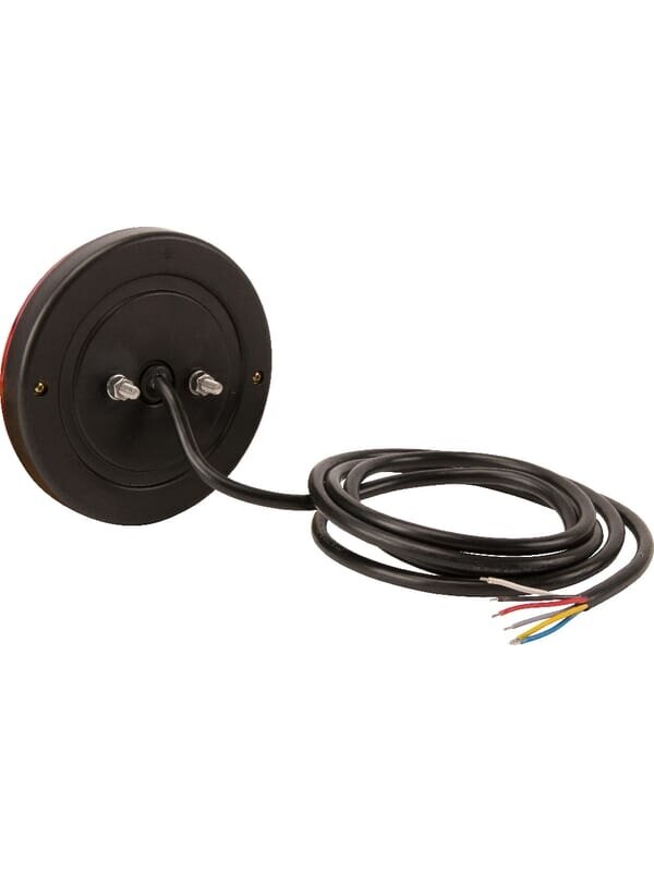 Daugiafunkcinis galinis LED žibintas, apvalus, 12-24 V, Ø 140 mm, Kramp 2 Daugiafunkcinis galinis LED žibintas, apvalus, 12-24 V, Ø 140 mm, Kramp 2