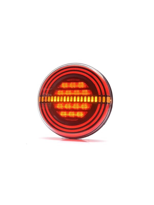 Daugiafunkcinis galinis LED žibintas, apvalus, 12 V, Ø 142 mm, Kramp 5 Daugiafunkcinis galinis LED žibintas, apvalus, 12 V, Ø 142 mm, Kramp 5
