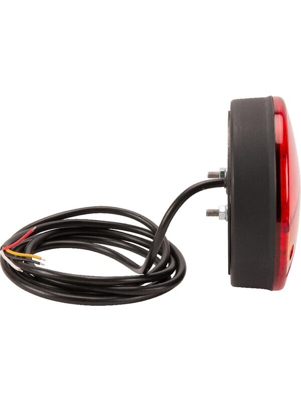 Daugiafunkcinis galinis LED žibintas, apvalus, 24 V (integruota varža), Ø 142 mm, Kramp 2 Daugiafunkcinis galinis LED žibintas, apvalus, 24 V (integruota varža), Ø 142 mm, Kramp 2