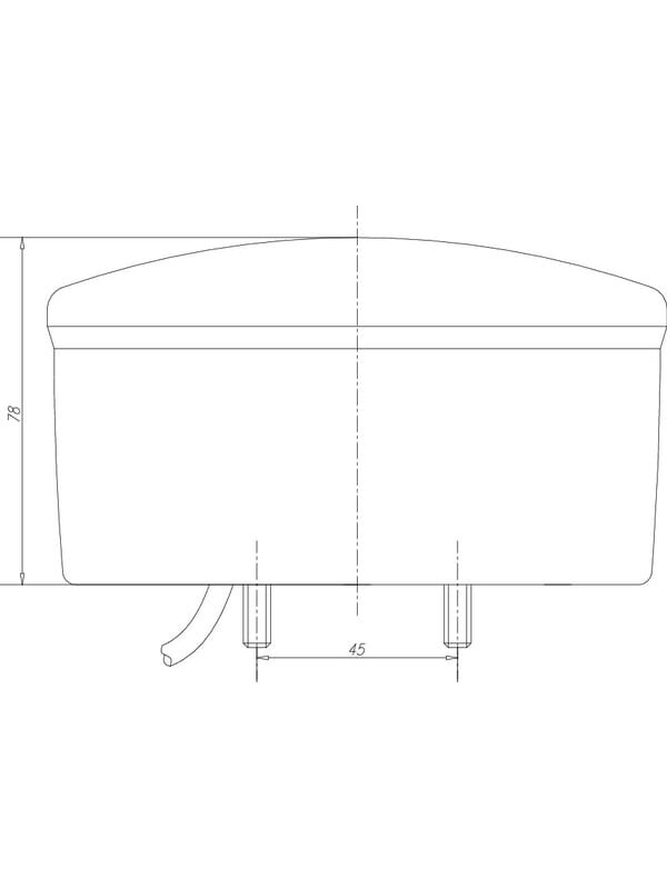 Daugiafunkcinis galinis LED žibintas, apvalus, 24 V, Ø 142 mm, Kramp 5 Daugiafunkcinis galinis LED žibintas, apvalus, 24 V, Ø 142 mm, Kramp 5