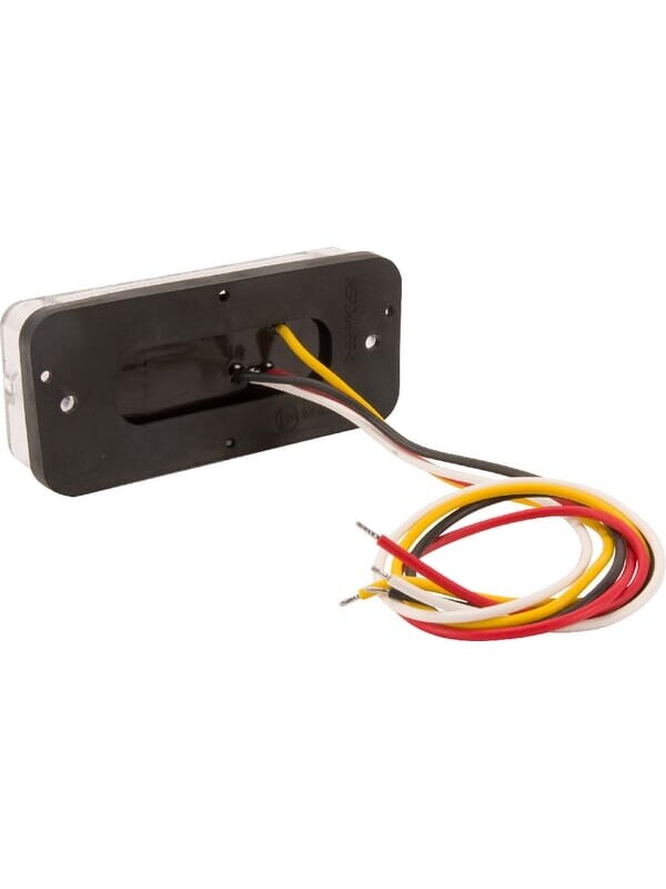 Daugiafunkcinis galinis LED žibintas, stačiakampis, 12-24 V, 107,4x46,7x23 mm, Kramp 3 Daugiafunkcinis galinis LED žibintas, stačiakampis, 12-24 V, 107,4x46,7x23 mm, Kramp 3