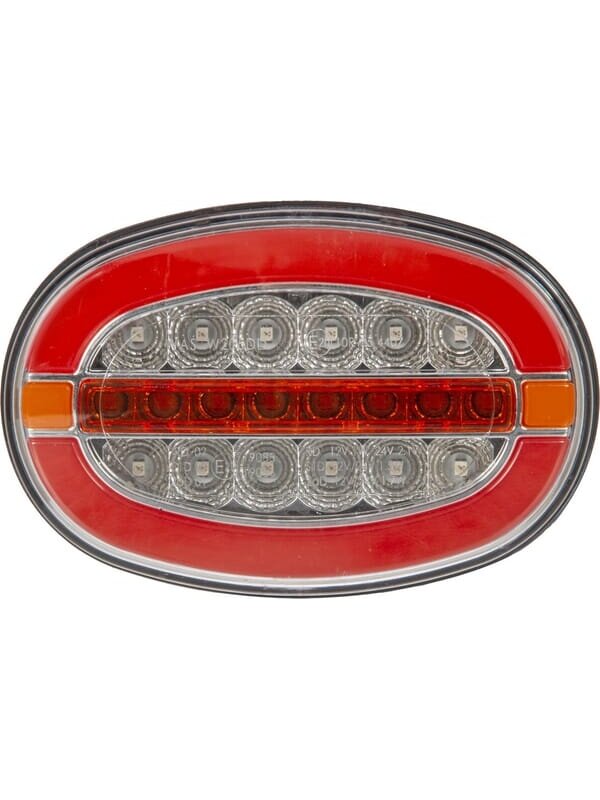 Daugiafunkcinis galinis LED žibintas, stačiakampis, 12-24 V, 136,4x91x40 mm, Kramp 5 Daugiafunkcinis galinis LED žibintas, stačiakampis, 12-24 V, 136,4x91x40 mm, Kramp 5