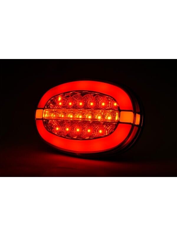Daugiafunkcinis galinis LED žibintas, stačiakampis, 12-24 V, 136,4x91x40 mm, Kramp 7 Daugiafunkcinis galinis LED žibintas, stačiakampis, 12-24 V, 136,4x91x40 mm, Kramp 7