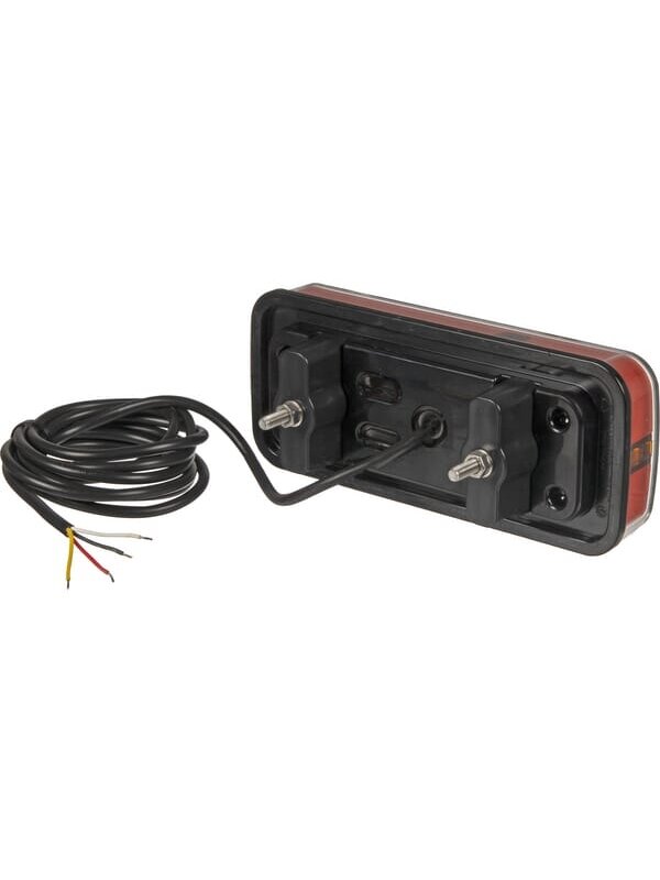 Daugiafunkcinis galinis LED žibintas, stačiakampis, 12-24 V, 200,5x85,3x28,9 mm, Kramp 2 Daugiafunkcinis galinis LED žibintas, stačiakampis, 12-24 V, 200,5x85,3x28,9 mm, Kramp 2