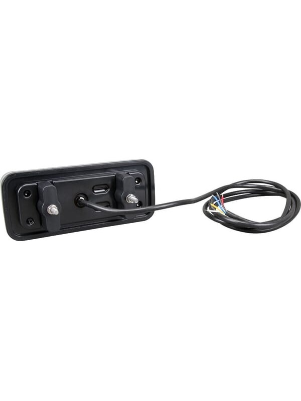 Daugiafunkcinis galinis LED žibintas, stačiakampis, 12-24 V, 200,5x85x40 mm, Kramp 2 Daugiafunkcinis galinis LED žibintas, stačiakampis, 12-24 V, 200,5x85x40 mm, Kramp 2