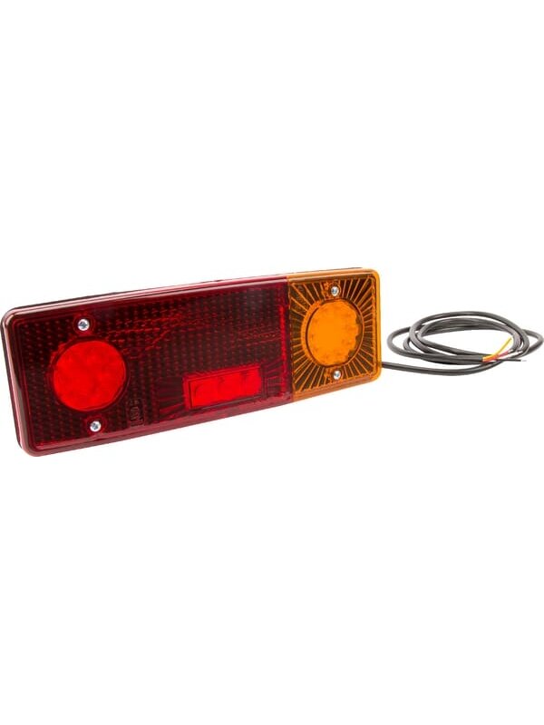 Daugiafunkcinis galinis LED žibintas, stačiakampis, 12-24 V, 287,5x100,5x65 mm, Kramp Daugiafunkcinis galinis LED žibintas, stačiakampis, 12-24 V, 287,5x100,5x65 mm, Kramp